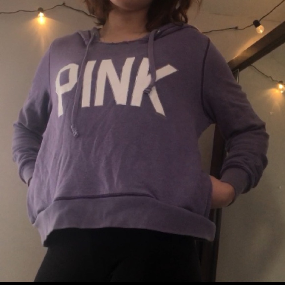 Purple Victoria’s Secret Pink Hoodie